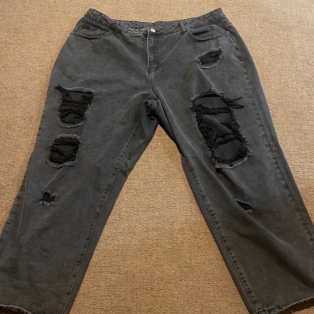Shein curve jeans, worn once, 4XL